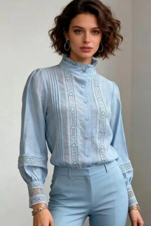 Camisa Cuello Victoriano