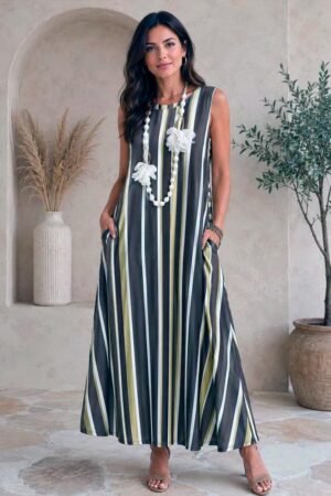 Vestido Largo Estampado